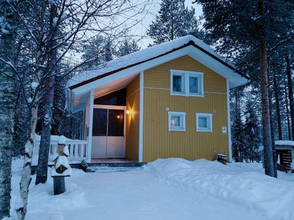 Nella foto è visibile l'oggetto Lapland Forest Lodge situato nella città di Vikajärvi.