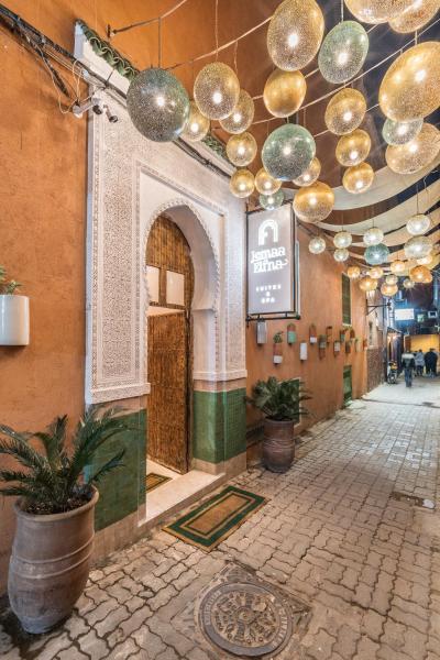 En la foto se muestra el objeto JEMAA EL FNA Suites & Spa ubicado en la ciudad de Marrakech.