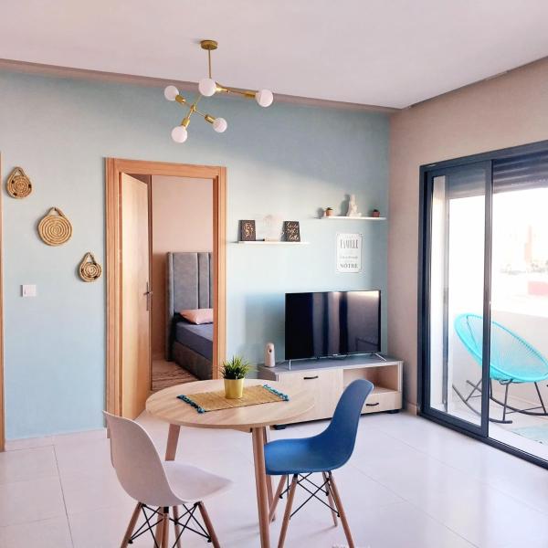 På billedet ses objektet appartement moderne proche aéroport beliggende i byen Derroua.