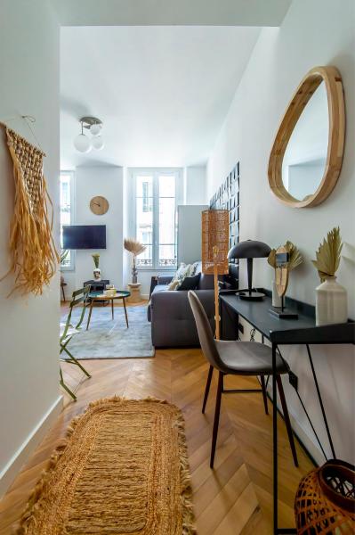 A la foto es mostra l'objecte 302b Beautiful studio refurbished Downtown / Ac situat a la ciutat de Niça.