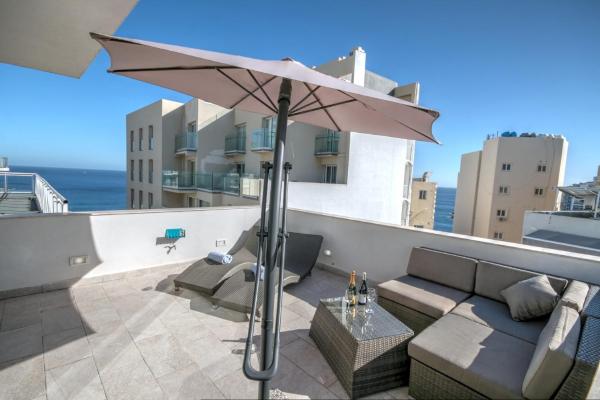 A la foto es mostra l'objecte Penthouse Deluxe situat a la ciutat de Sliema.