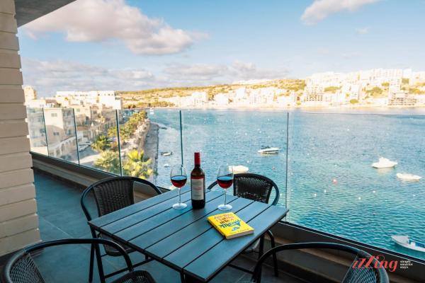 Sea Views In A Stunning 2br Apartment In St Paul's Bay - Malta