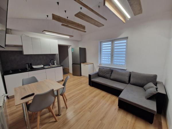 Auf dem Foto ist das Objekt Apartamenty Herman in der Stadt Hermanowice zu sehen.