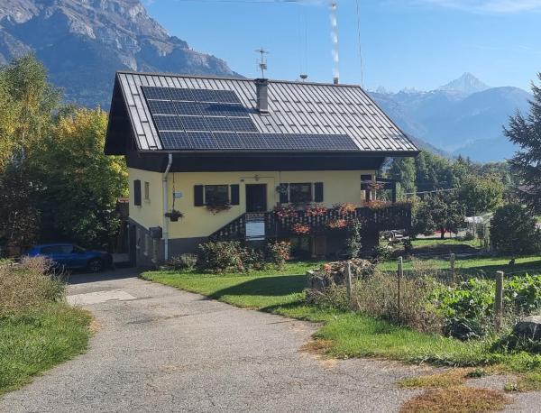 La photo montre l'objet Les Balcons du Mont-Blanc : Appartement centre village situé dans la ville de Cordon.