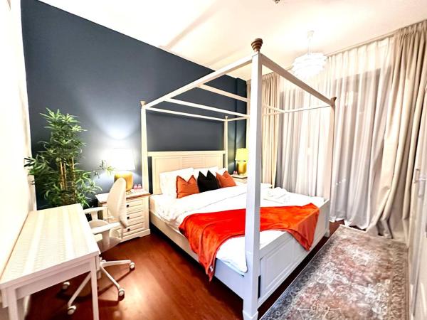 Na fotografii je vidět objekt Cozy Apartment In Laya Residence JVC nacházející se ve městě Dubaj.