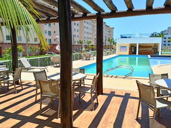 På bilden syns objektet Apartamento aconchegante em condomínio perto da praia som ligger i staden Ilhéus.