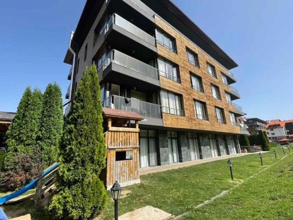 La photo montre l'objet Charming comfortable apartment at Cornelia Deluxe Residence with free pool and SPA situé dans la ville de Razlog.