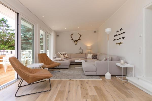 A la foto es mostra l'objecte Ferienhaus Adlerhorst situat a la ciutat de Bansin.