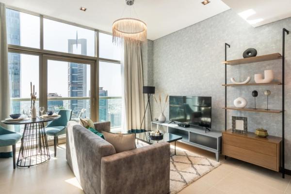 A la foto es mostra l'objecte GuestReady- Holiday Homes - Cyan Sky View situat a la ciutat de Dubai.