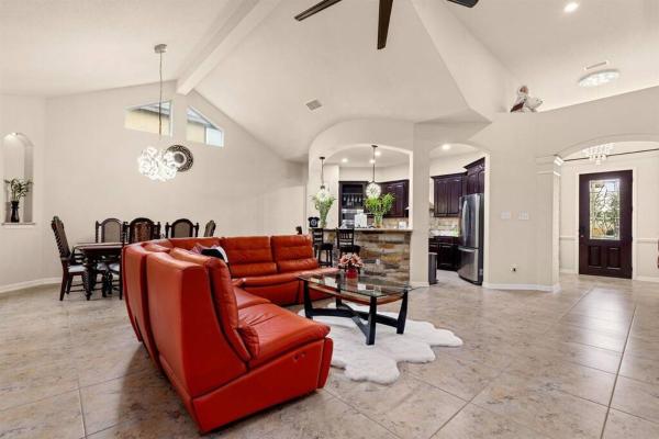 The photo shows the Reduced! Randolph Central, 1-story, Chef Kitchen located in the city of Cibolo.