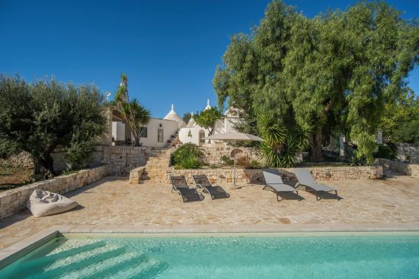 A la foto es mostra l'objecte Trullo Limone situat a la ciutat de Ostuni.