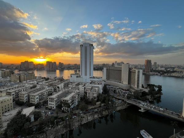 Nella foto è visibile l'oggetto Nile view apartment situato nella città di Il Cairo.