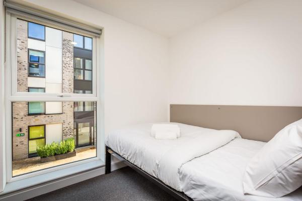 På billedet ses objektet Ensuite Room With Shared Kitchen, Close to Centre- 18 above beliggende i byen Boultham.