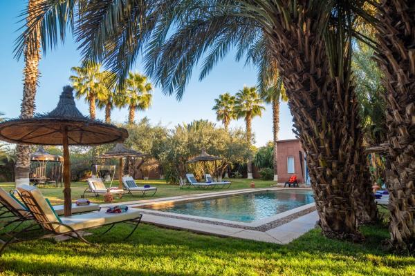 En la foto se muestra el objeto Villa Septha ubicado en la ciudad de Marrakech.