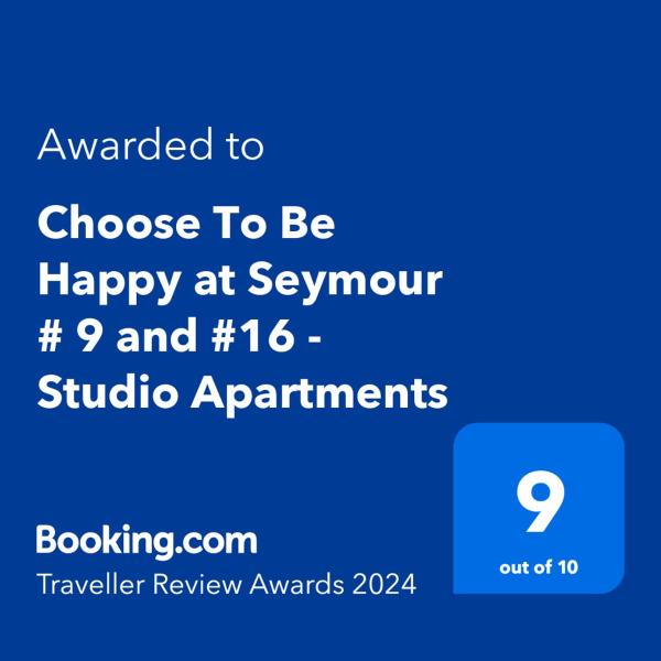 Choose To Be Happy at Seymour # 9 and #16 - Studio Apartments