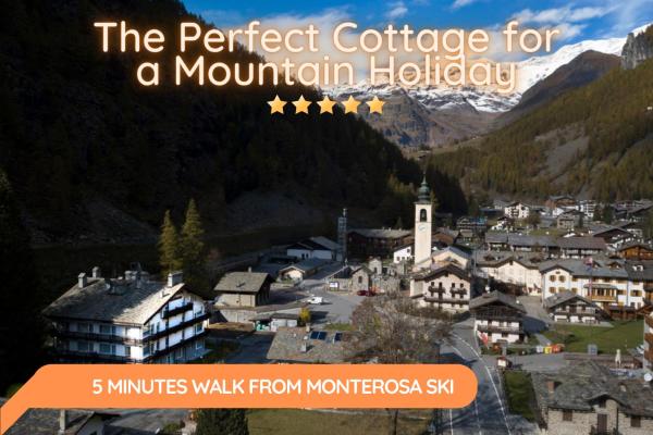 5 Minutes From Monterosa Ski, Small Cottage - Champoluc