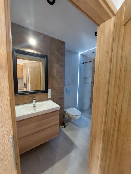 Na zdjęciu widoczny jest obiekt Apartamenty Jaskółcza położony w mieście Białe Błota.