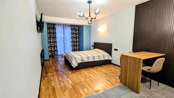 På billedet ses objektet New Gudauri Alpine Charm apartments beliggende i byen Gudauri.