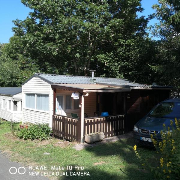 A la foto es mostra l'objecte Charmant Mobil home style chalet situat a la ciutat de Le Verdier.