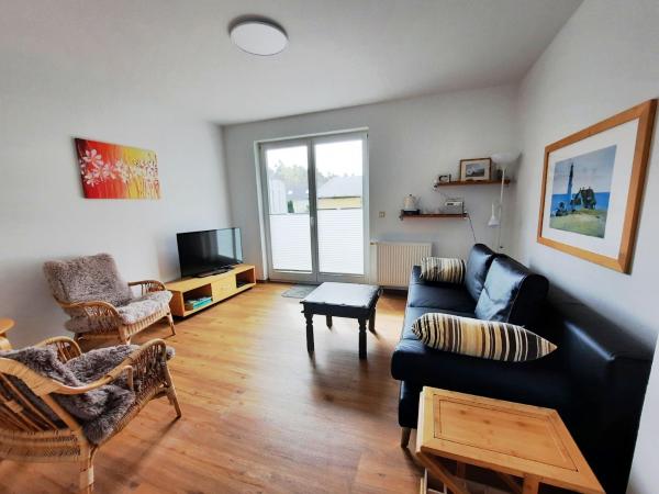 På billedet ses objektet Ferienwohnung 9 in der Strandstraße beliggende i byen Müritz.