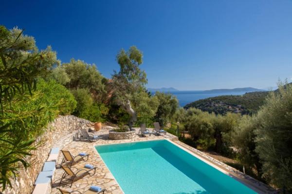 På billedet ses objektet Villa Cristina - Charming Villa with Stone and Wood Elements in Sivota Bay beliggende i byen Sivota.