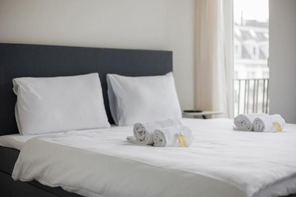 A la foto es mostra l'objecte Urban Oasis with Queen Bed and View BE-34 situat a la ciutat de Zuric.