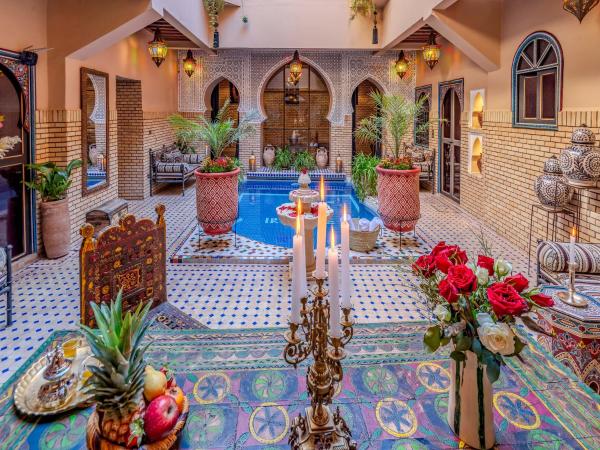 En la foto se muestra el objeto Riad Irhalne ubicado en la ciudad de Marrakech.