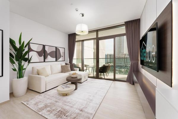 Luxe 1-Bedroom Elegance in Palace Residences, Dubai