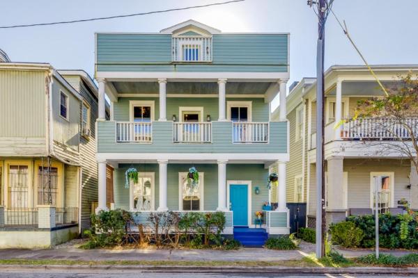 På billedet ses objektet ☆Historic Living•2 Separate Spaces•Downtown•Walk to Forsyth Park•Private Patio/Porch☆ beliggende i byen Savannah.