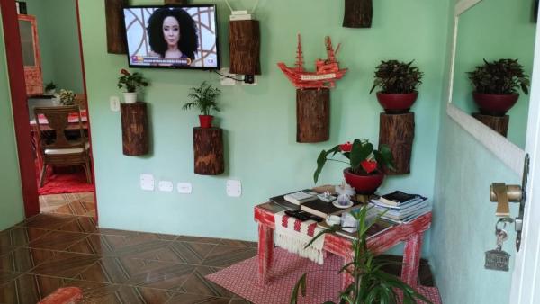 A la foto es mostra l'objecte Lar do tio Roco em paraty situat a la ciutat de Parati.