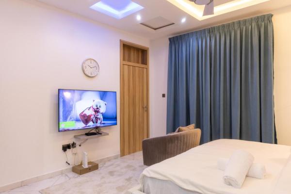 A la foto es mostra l'objecte Premier Studio Apartment, East Airport situat a la ciutat de Accra.