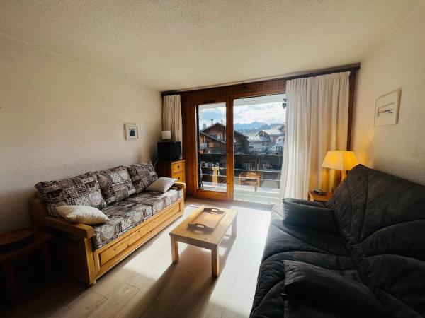 På bildet vises objektet Les Saisies - Studio Cabine, Balcon Sud, Équipé - FR-1-293-151 som ligger i byen Les Saisies.