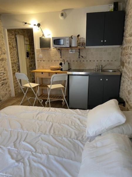 På billedet ses objektet Studio with exposed stone Vieux Lyon beliggende i byen Lyon.