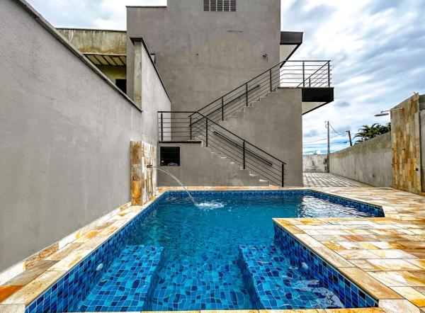 På billedet ses objektet Otimo flat a beira mar na Praia de Guaratuba SP beliggende i byen Bertioga.