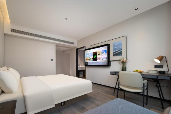Na fotografii je vidět objekt Atour Hotel Ningbo Ninghai nacházející se ve městě Ninghai.