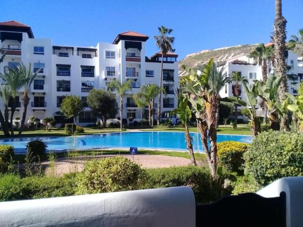 Na zdjęciu widoczny jest obiekt Marina Panoramic 3BDR Luxury Apartment położony w mieście Agadir.