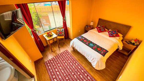 Na fotografii je vidět objekt Andean Atoq Hostel nacházející se ve městě Cuzco.