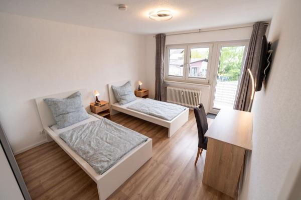 På billedet ses objektet Bookandstay24 Münster bei Darmstadt, Frankfurt, Rhein Main Gebiet beliggende i byen Münster.