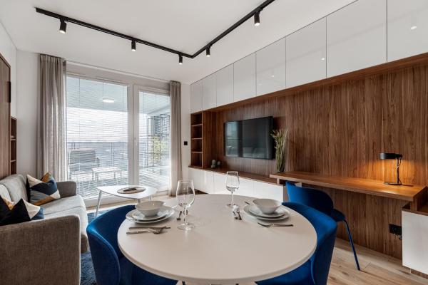 A la foto es mostra l'objecte Otyńska Point Apartamenty Prestige situat a la ciutat de Wrocław.