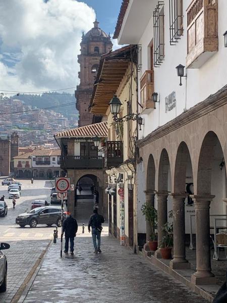 Na fotografii je vidět objekt Hotel San Pedro Plaza nacházející se ve městě Cuzco.