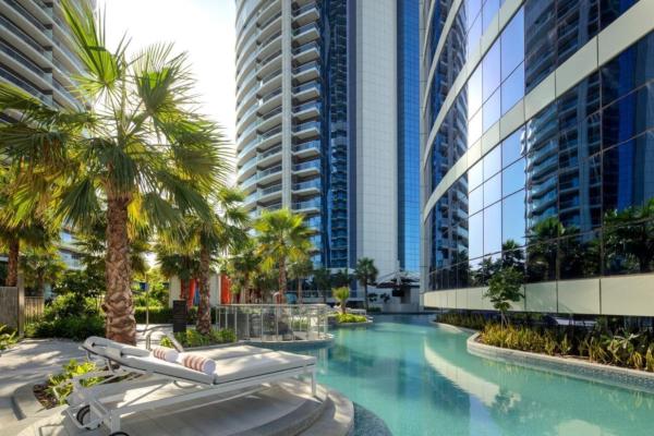 På billedet ses objektet Citi home - Luxury 2BR in Business Bay beliggende i byen Dubai.