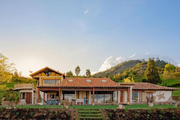 Nella foto è visibile l'oggetto Cabaña Seilan Alojamiento Rural - Casa de campo - Hotel situato nella città di Paipa.
