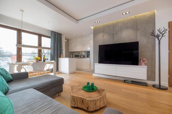Na zdjęciu widoczny jest obiekt Fortuna Apartament z parkingiem położony w mieście Toruń.