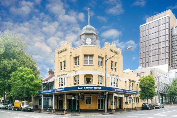 A la foto es mostra l'objecte East Sydney Hotel situat a la ciutat de Sydney.