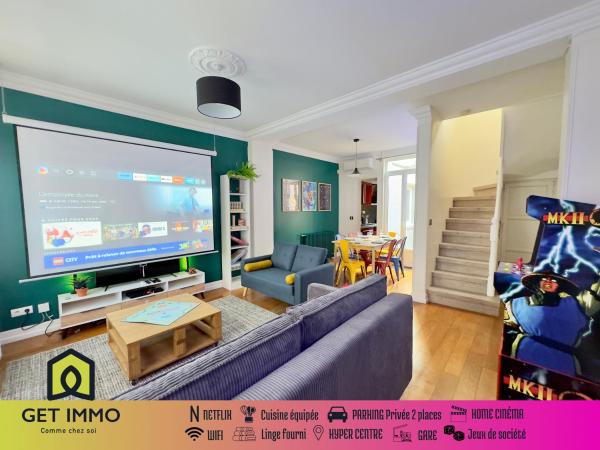 A la foto es mostra l'objecte Maison 3ch - Cinéma - Game Room - Parking - Gare situat a la ciutat de Amiens.