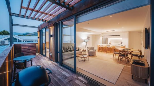 A la foto es mostra l'objecte Beautiful urban apartment 5 situat a la ciutat de Nelson.