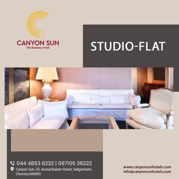 A la foto es mostra l'objecte Canyon sun situat a la ciutat de Chennai.