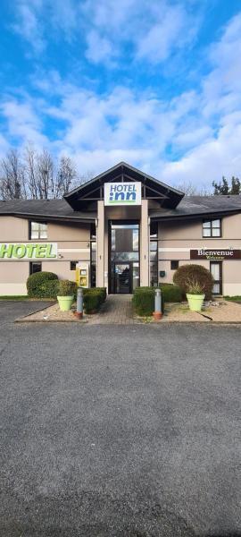 På billedet ses objektet Hotel Inn design Vierzon beliggende i byen Vierzon.