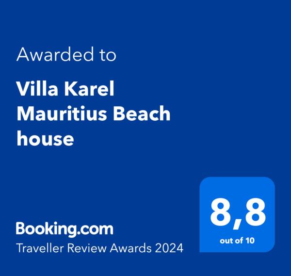 På billedet ses objektet Villa Karel Mauritius Beach house beliggende i byen LʼUnion.