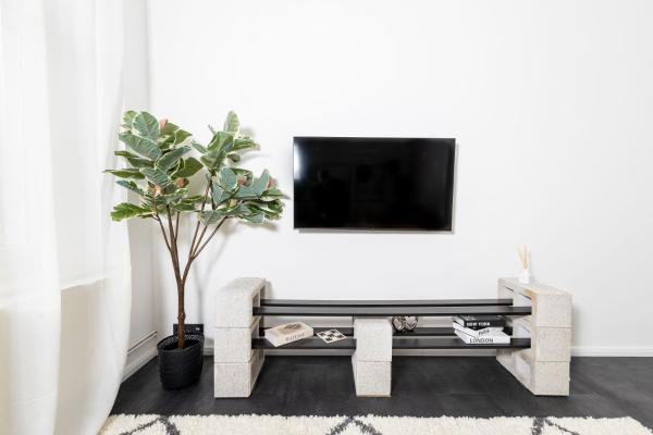 På billedet ses objektet Modernes 2-Zimmer Apartment: Zentrumsnah beliggende i byen Leipzig.